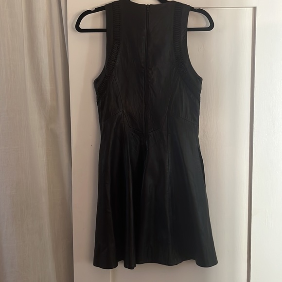 Rag and Bone Black Leather Dress - Picture 3 of 3